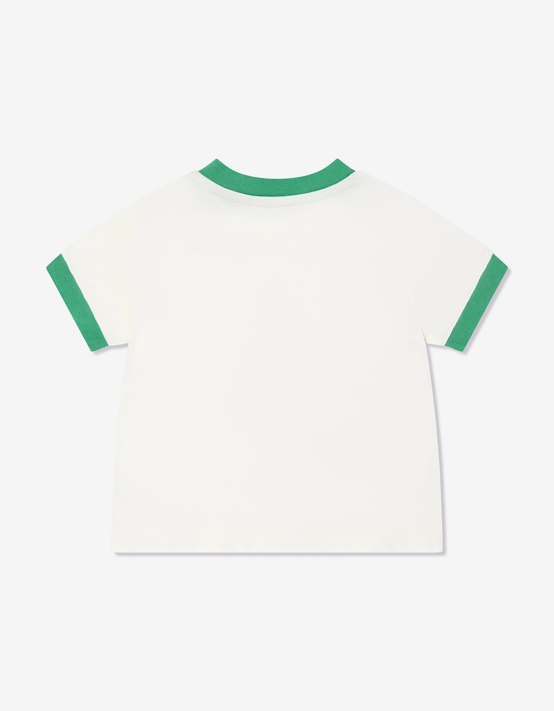 Baby Boys Polo T-Shirt in Ivory