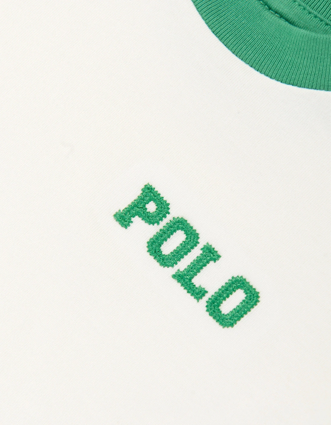 Baby Boys Polo T-Shirt in Ivory