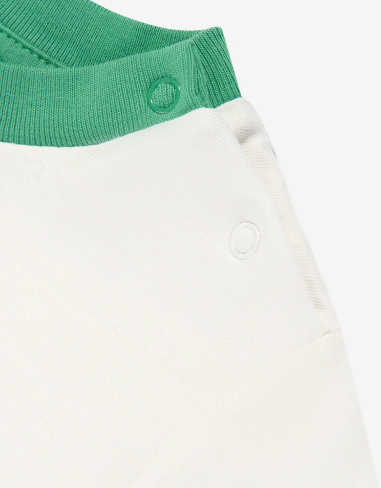 Baby Boys Polo T-Shirt in Ivory