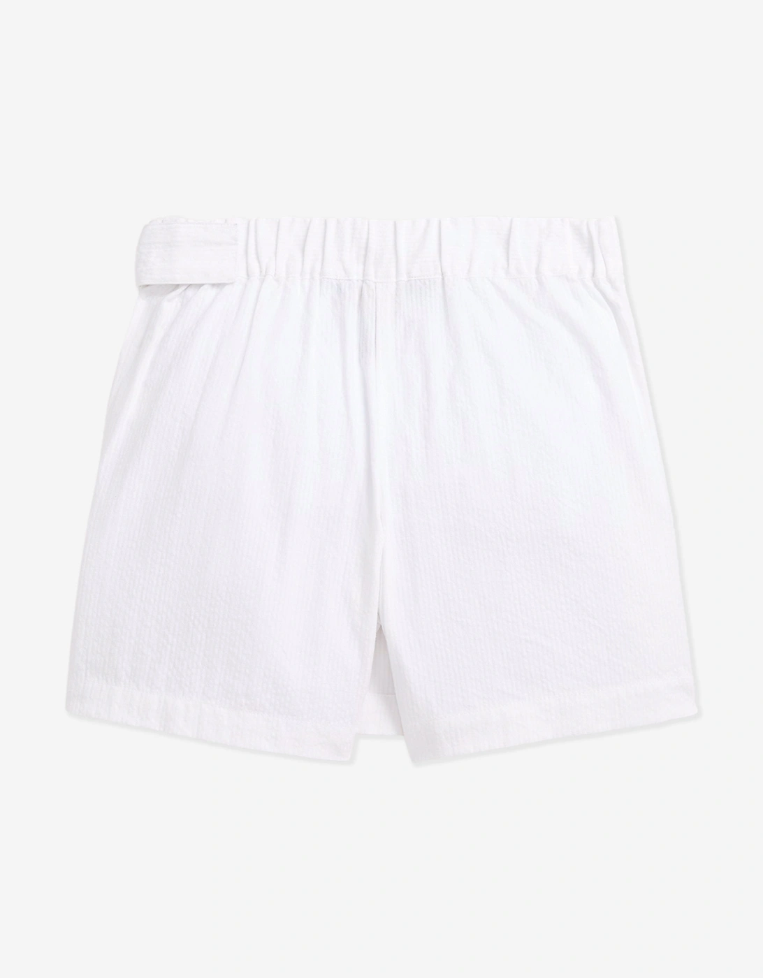 Girls Pleated Skort in White