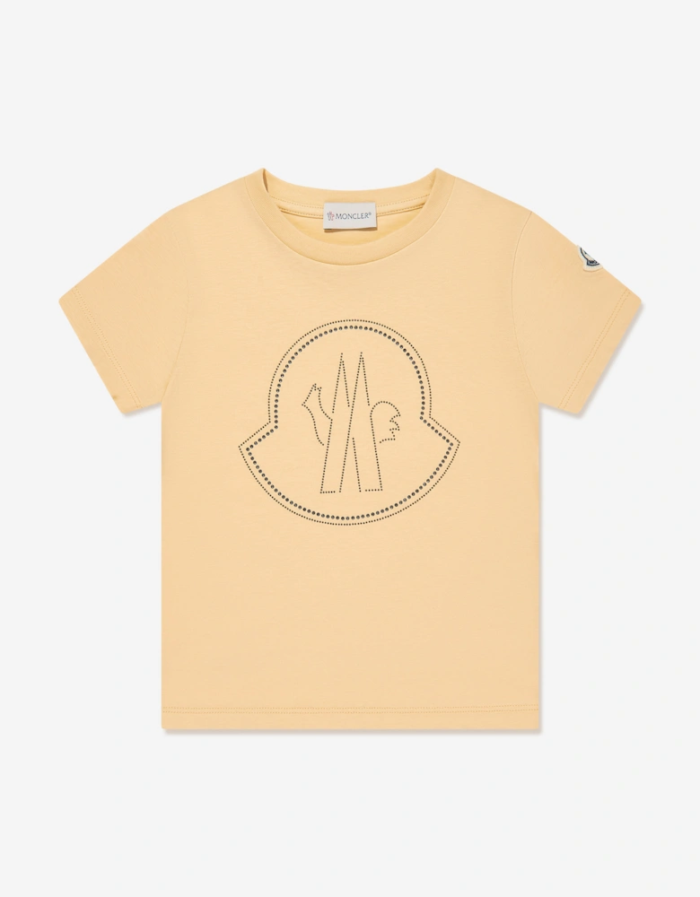 Enfant Girls Logo T-Shirt in Yellow