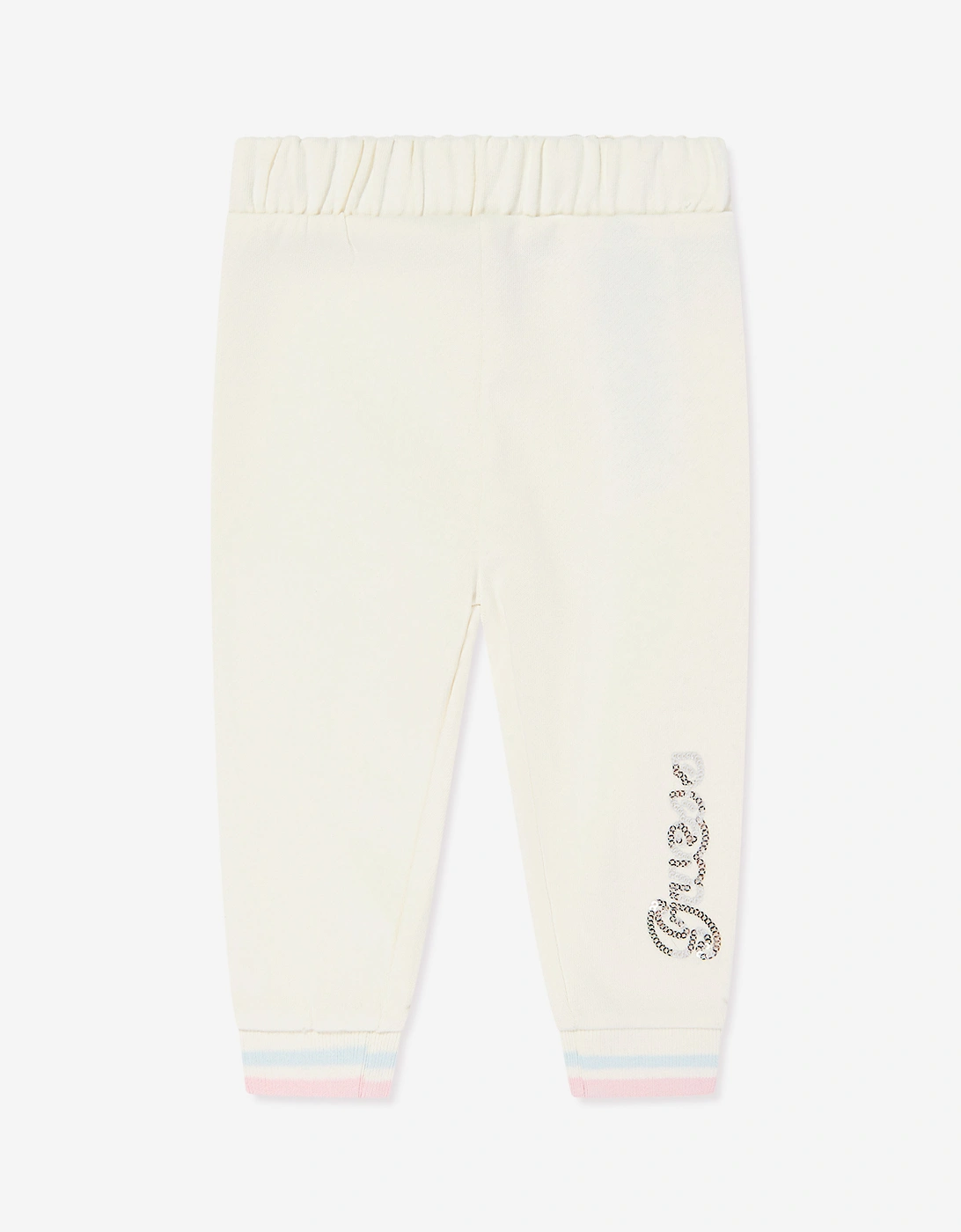 Girls Logo Tracksuit in Ivory
