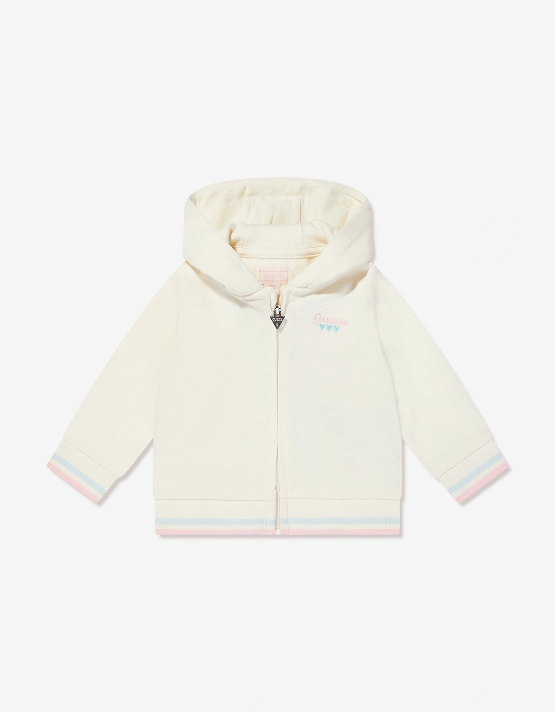 Girls Logo Tracksuit in Ivory