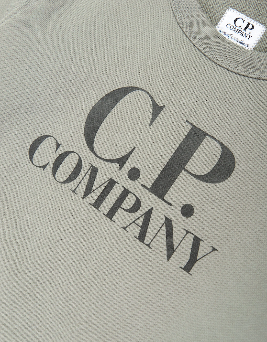C.P. Company Boys Logo Sweatshirt in Green