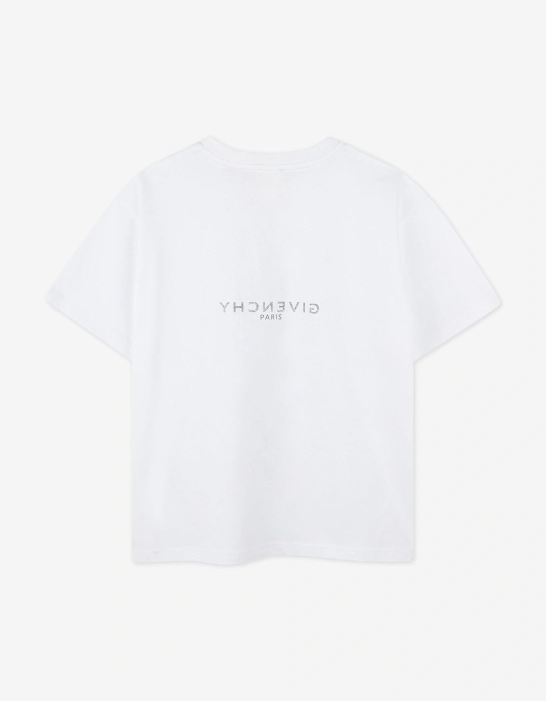 Boys Logo Print T-Shirt in White