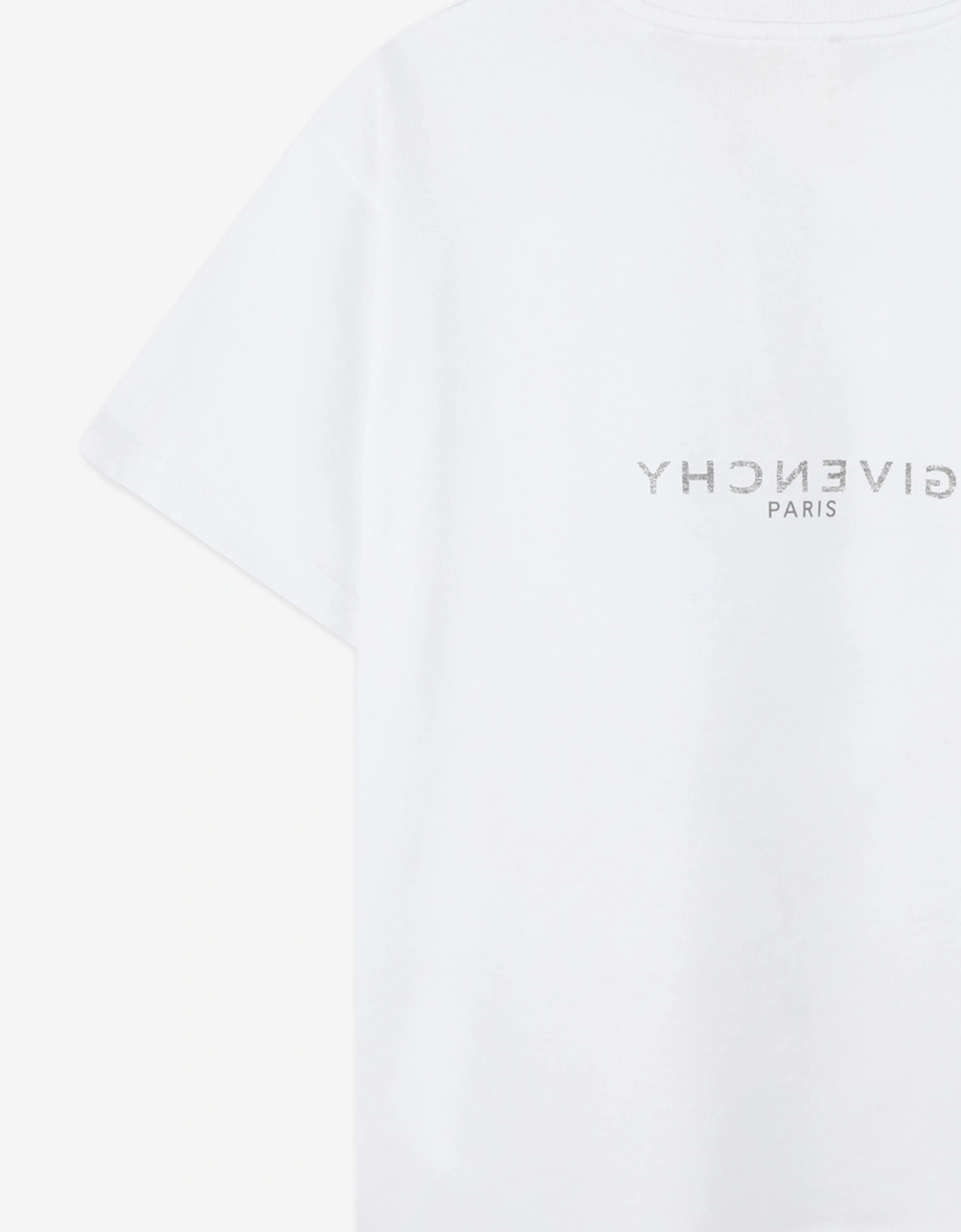 Boys Logo Print T-Shirt in White