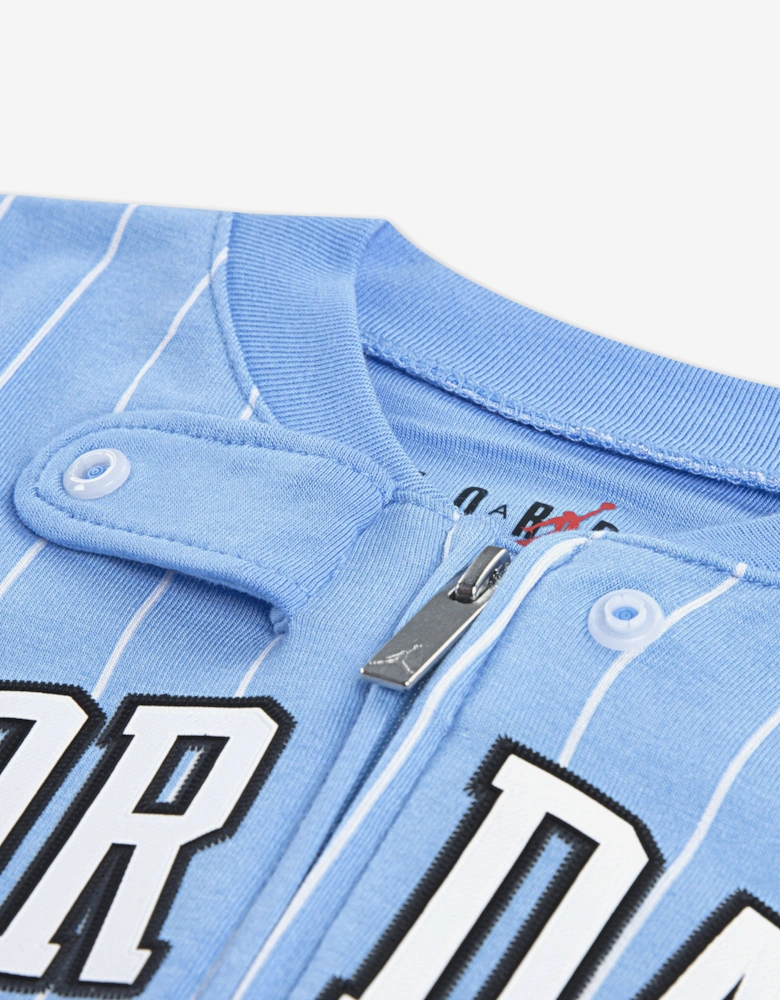 Baby 23 Jersey Coverall in Blue