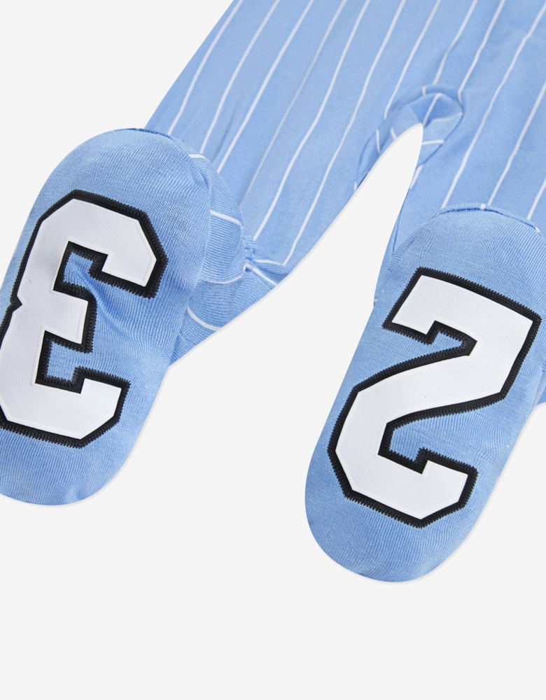 Baby 23 Jersey Coverall in Blue