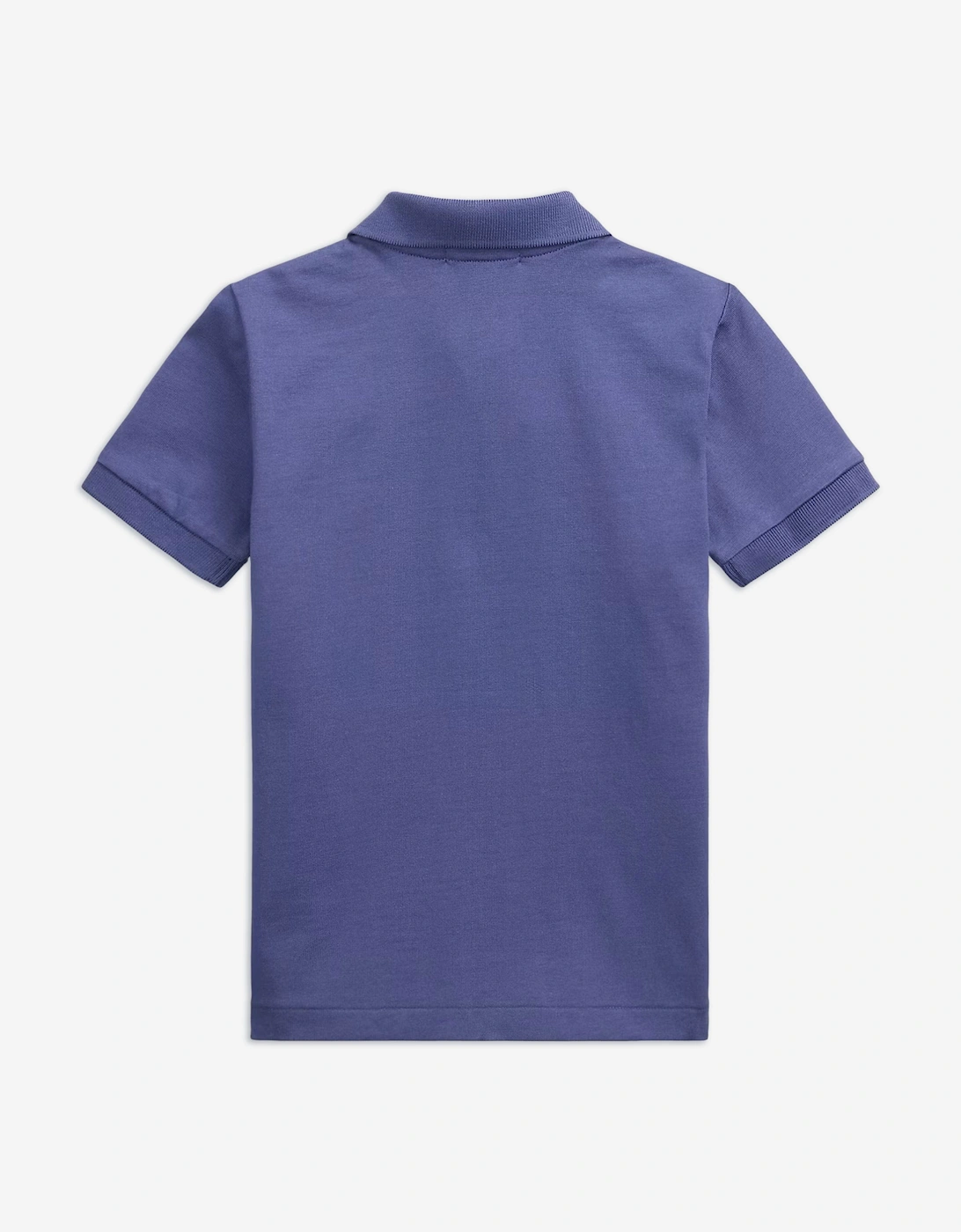 Boys Jersey Polo Shirt in Blue