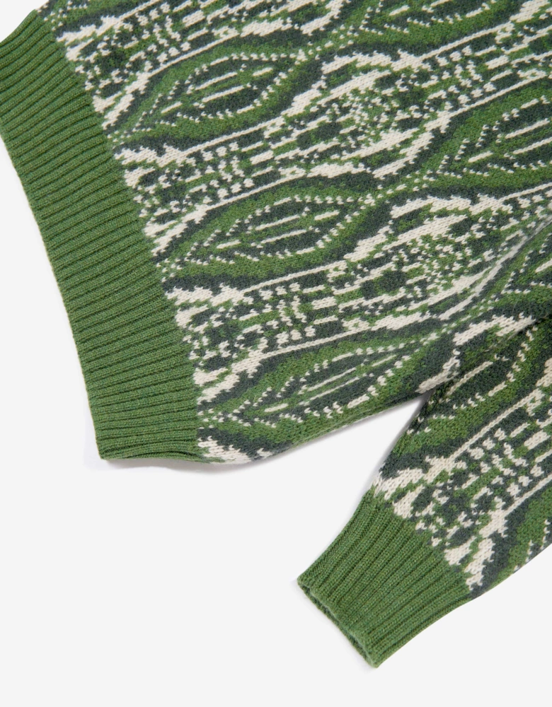 Boys Wool Knitted Jumper in Green