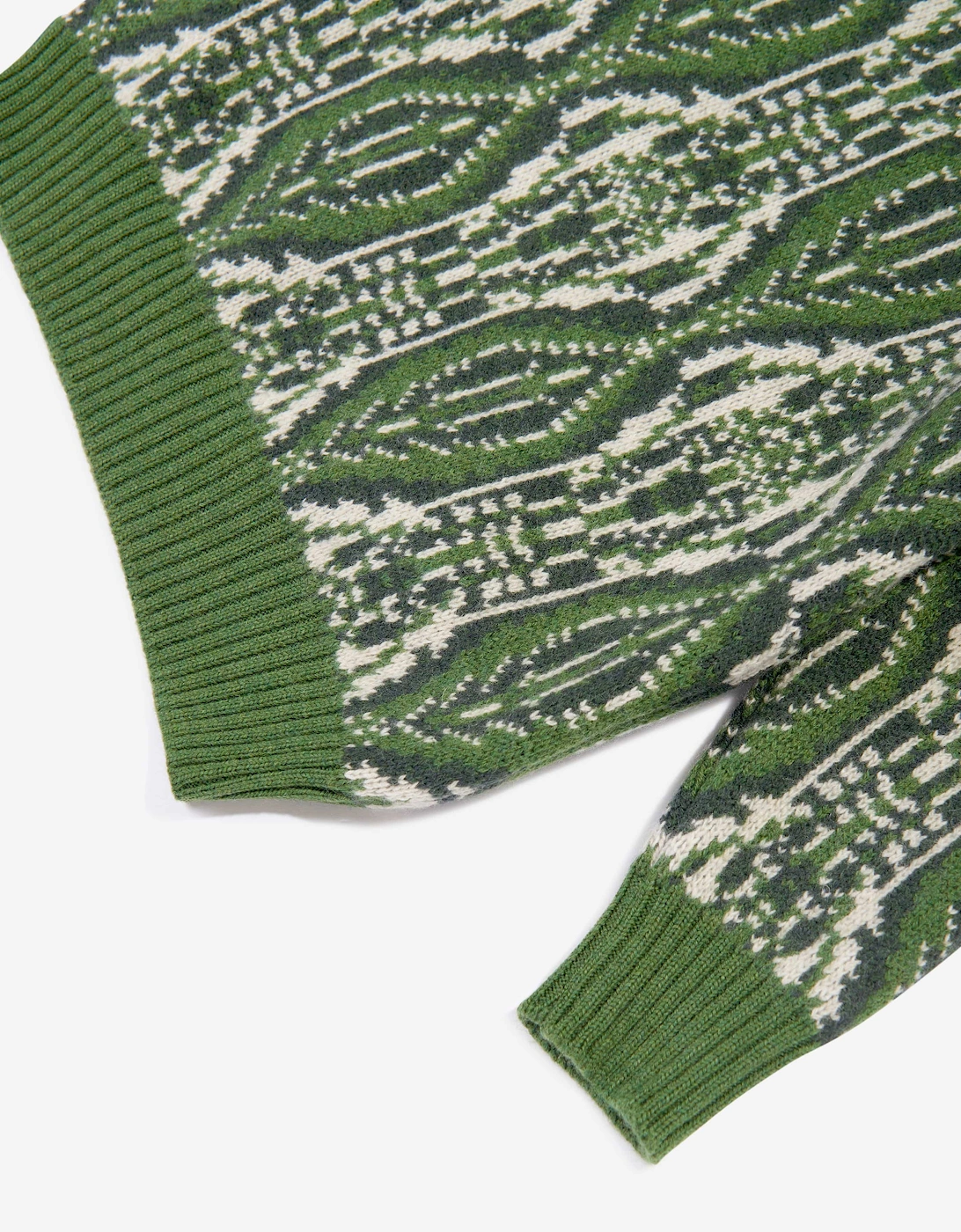 Boys Wool Knitted Jumper in Green