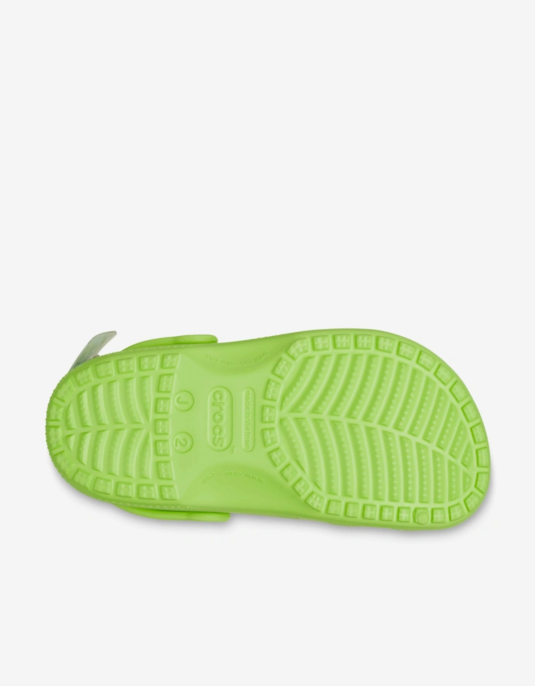 Kids Monsters Inc Mike Classic Clog in Green