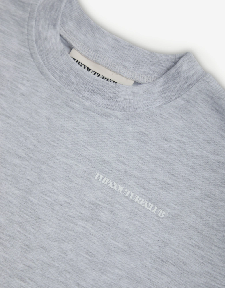 Kids Heavyweight Copyright T-Shirt in Grey
