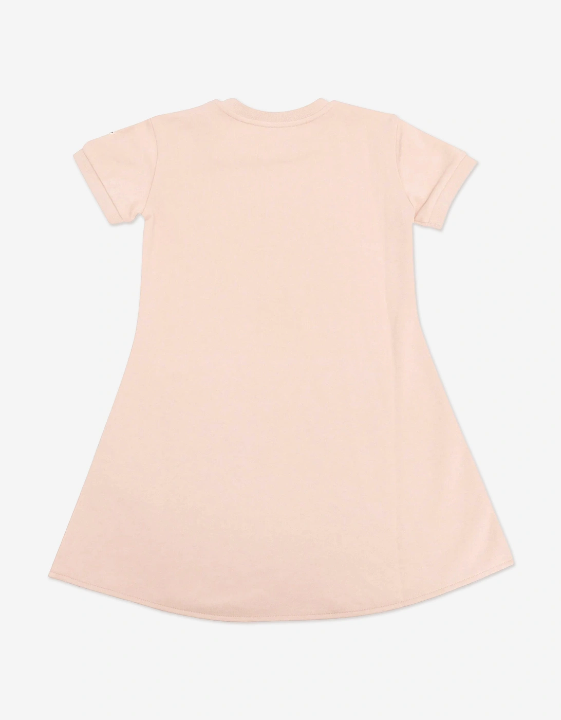 Girls Logo Jersey Dress in Pink