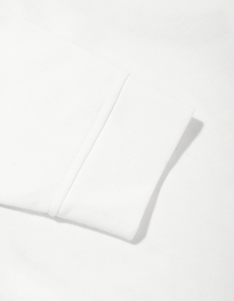 Girls Shopping Bag Sweatshirt in White