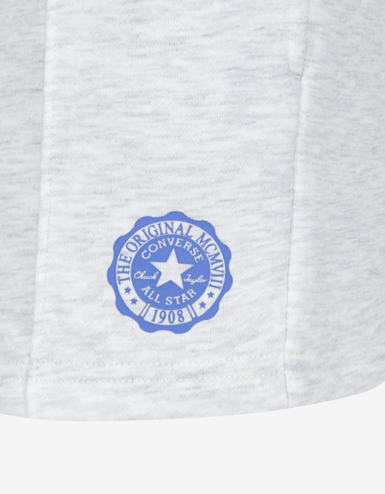 Girls Pintuck Shorts in Grey