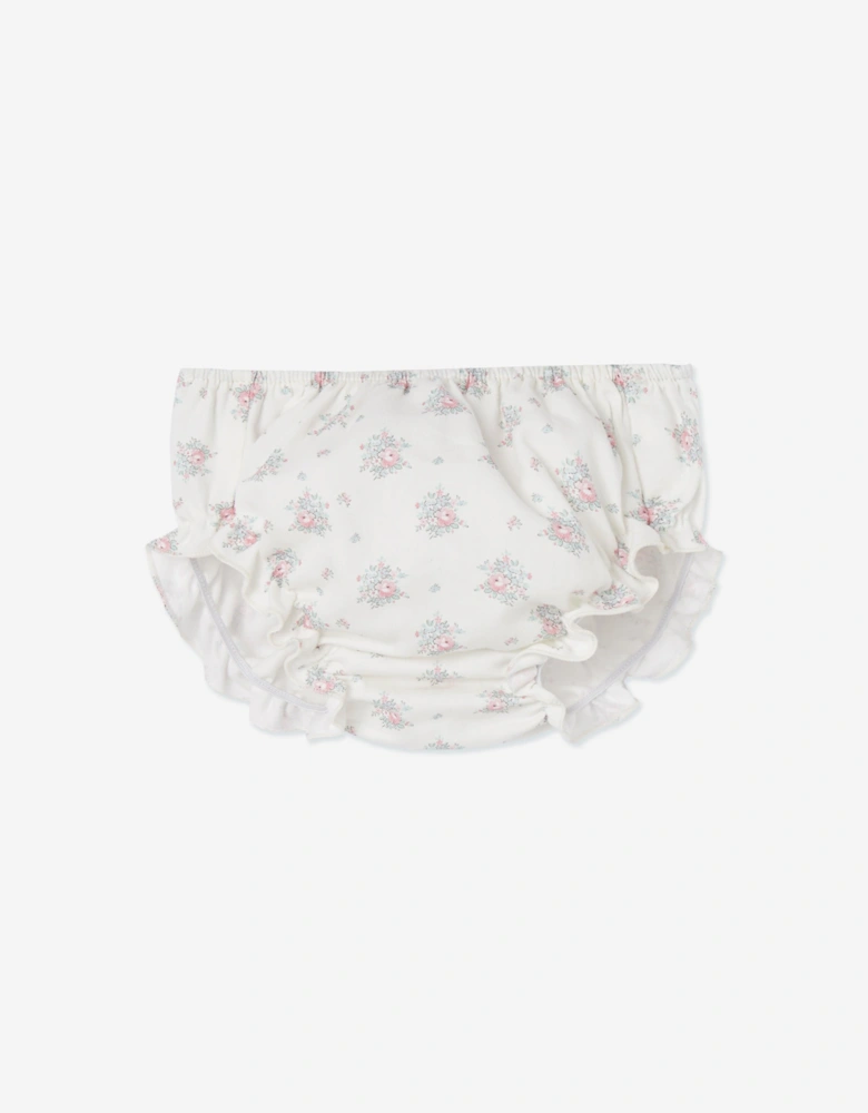 Baby Girls Dress and Bloomers Set in Green