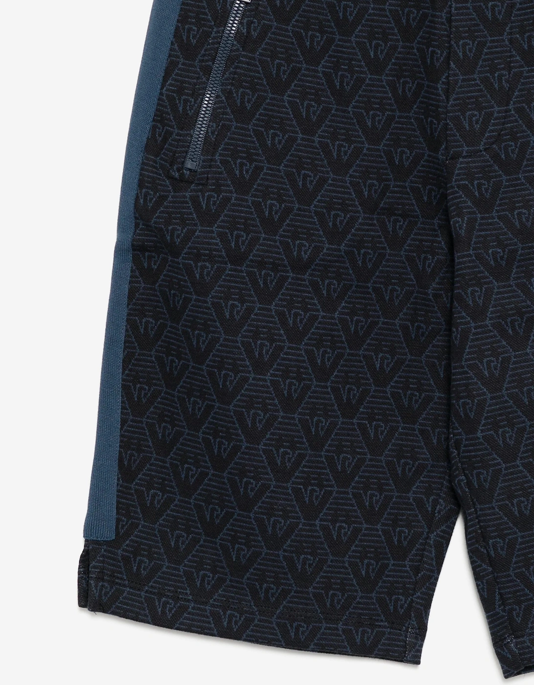 Boys Logo Bermuda Shorts in Navy
