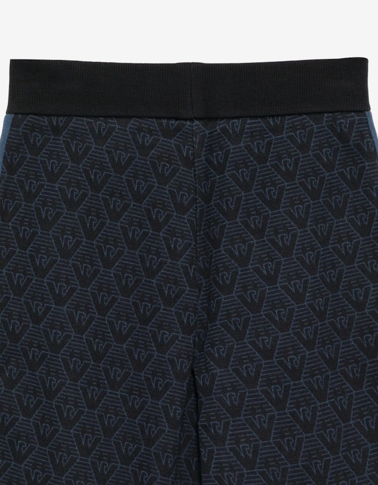 Boys Logo Bermuda Shorts in Navy