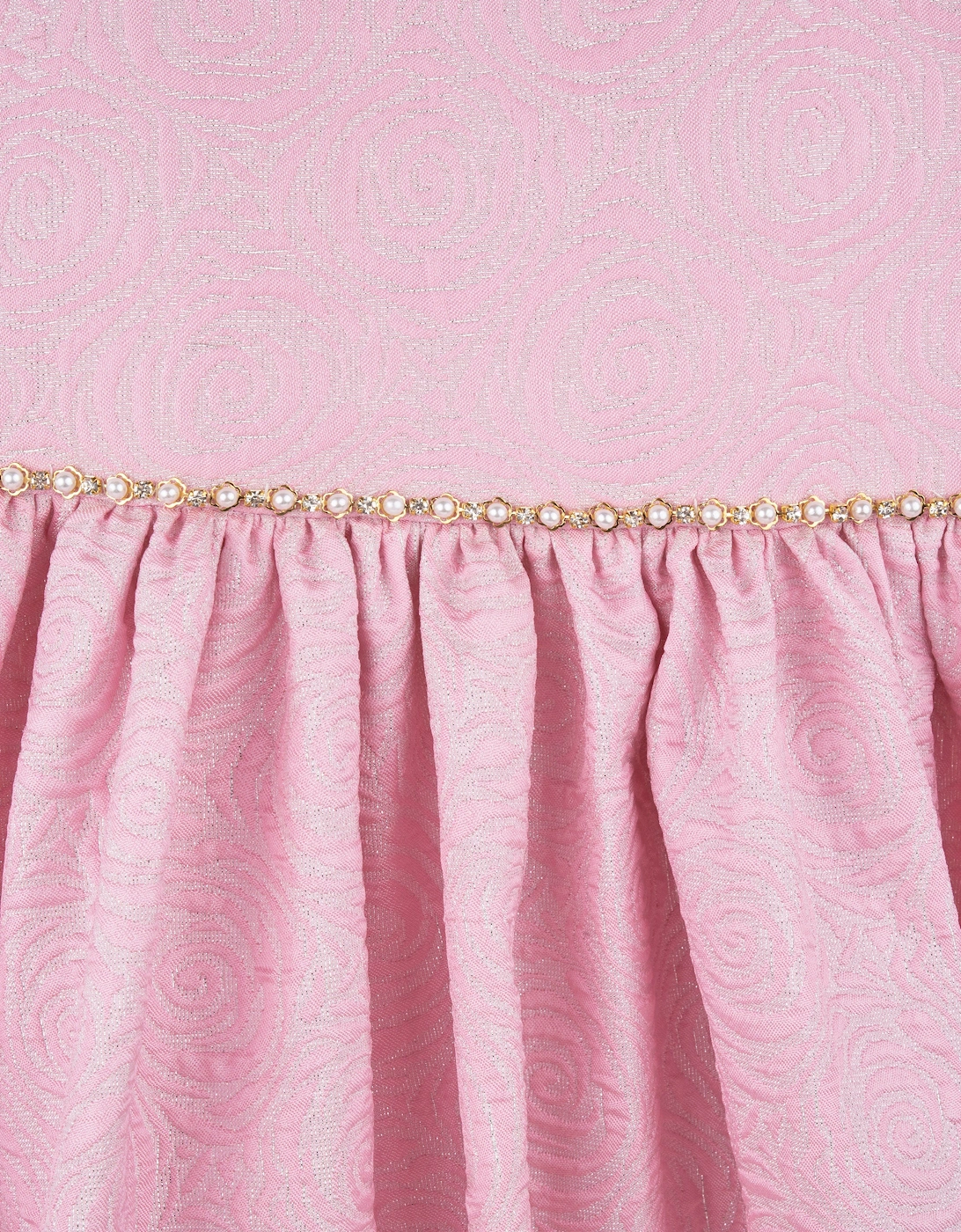 Girls All Over Print Dress in Pink
