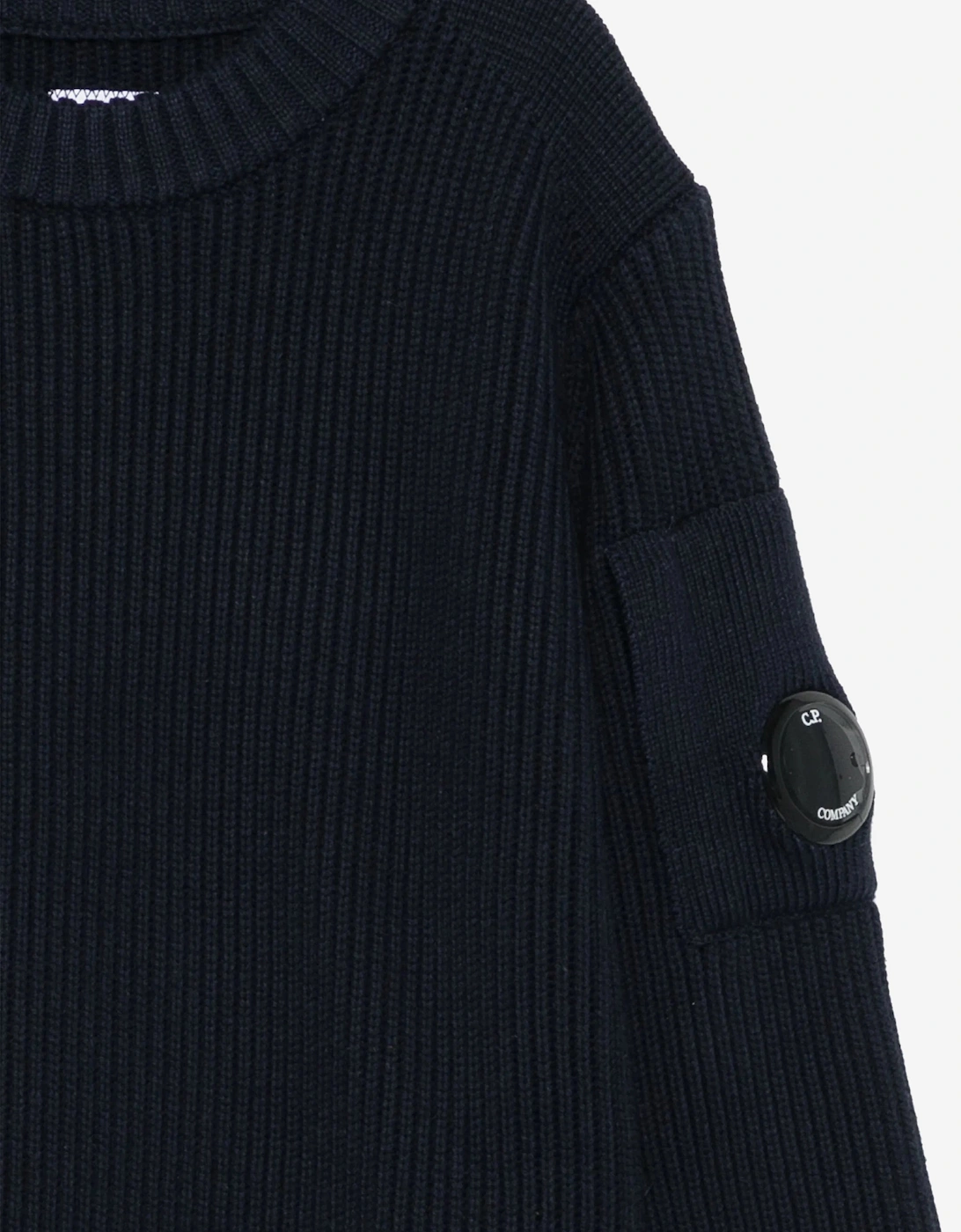 C.P. Company Boys Lens Jumper in Navy