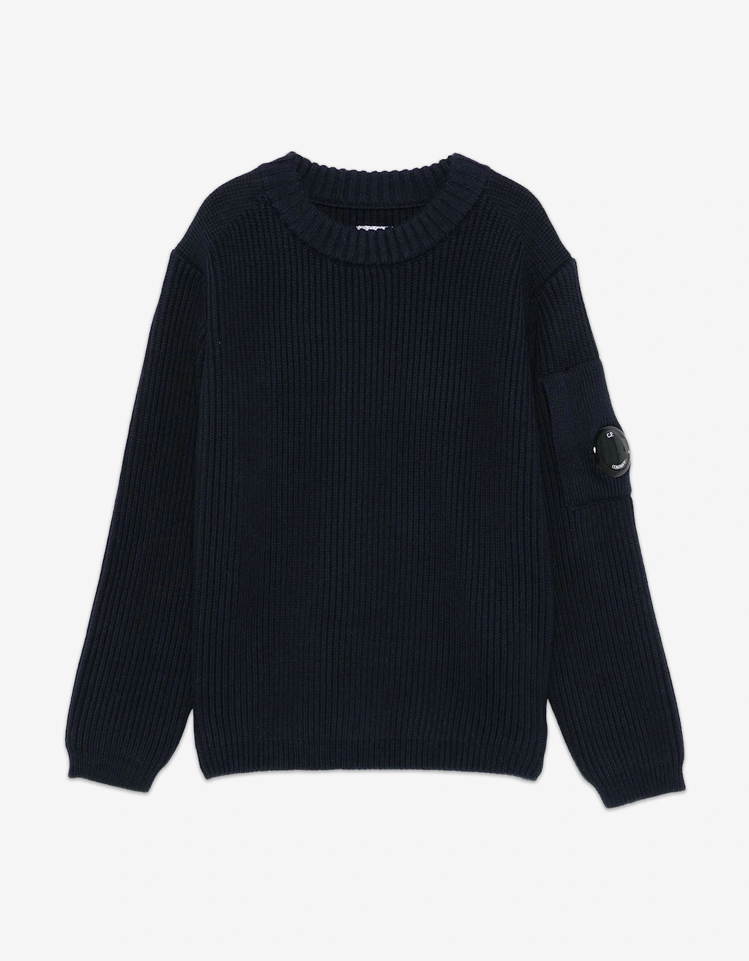 C.P. Company Boys Lens Jumper in Navy, 5 of 4
