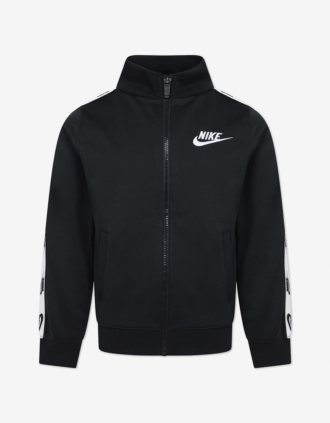 Kids Logo Tape Tracksuit in Black