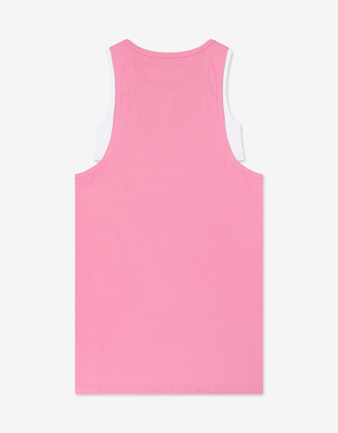 MM6 Girls Sleeveless Jersey Dress in Pink