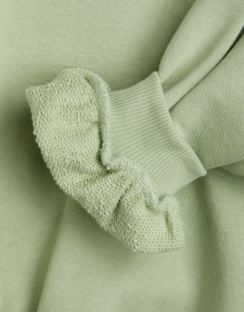 Girls Violin Sweatshirt in Green