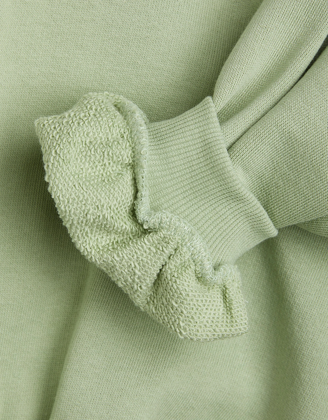 Girls Violin Sweatshirt in Green