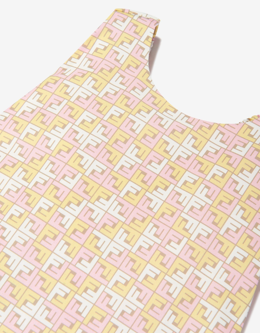Girls Micro Logo Sleeveless Dress in Multicolour