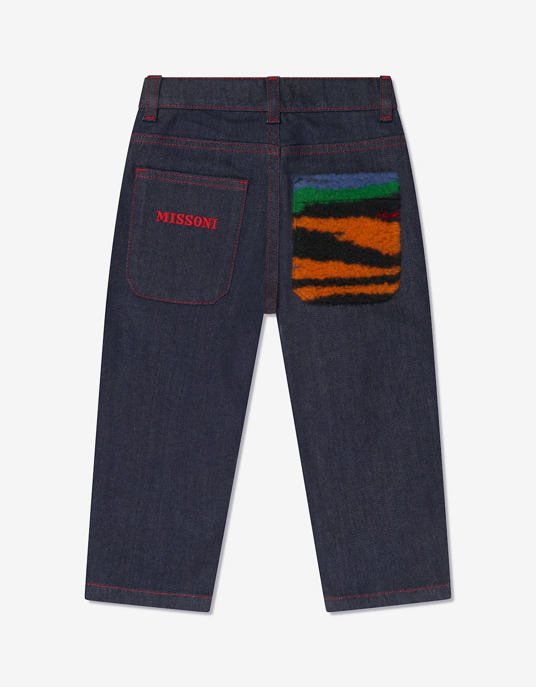 Boys Branded Trousers in Blue