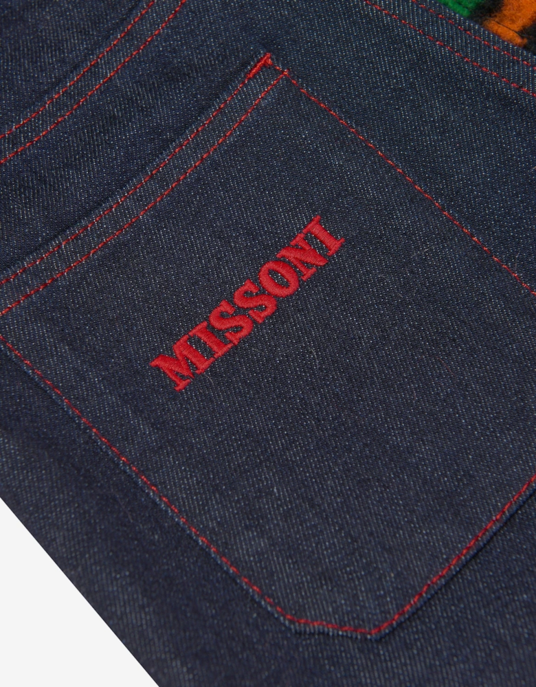 Boys Branded Trousers in Blue