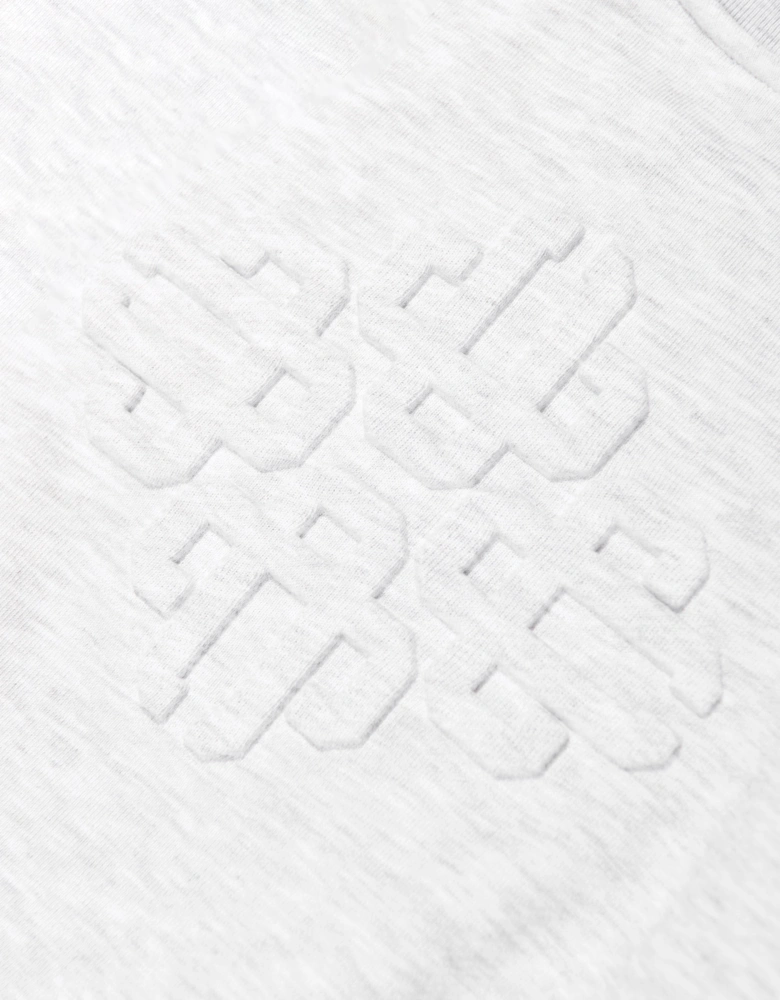 Kids Embossed Emblem Sweatshirt in Grey