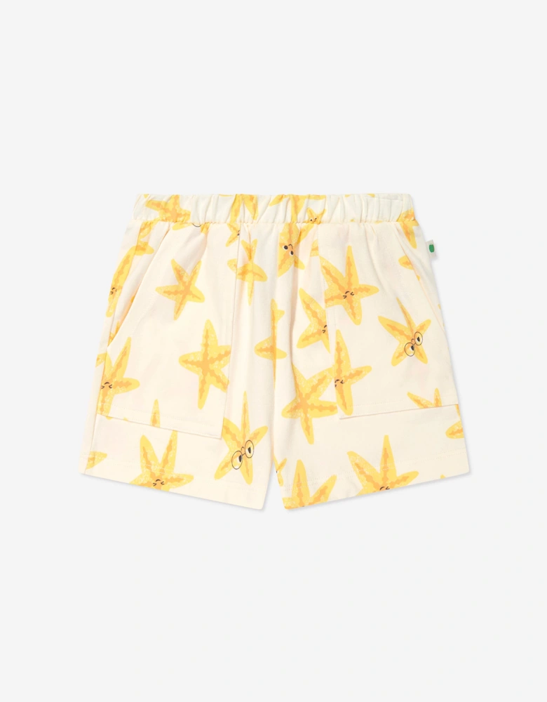 Boys Coley Starfish Short in Ivory