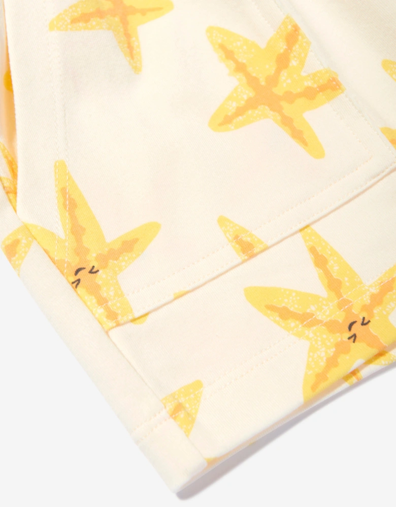 Boys Coley Starfish Short in Ivory