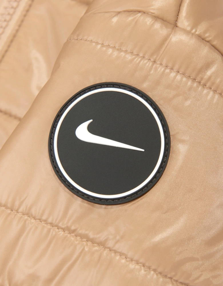 Boys Quilted Jacket in Beige
