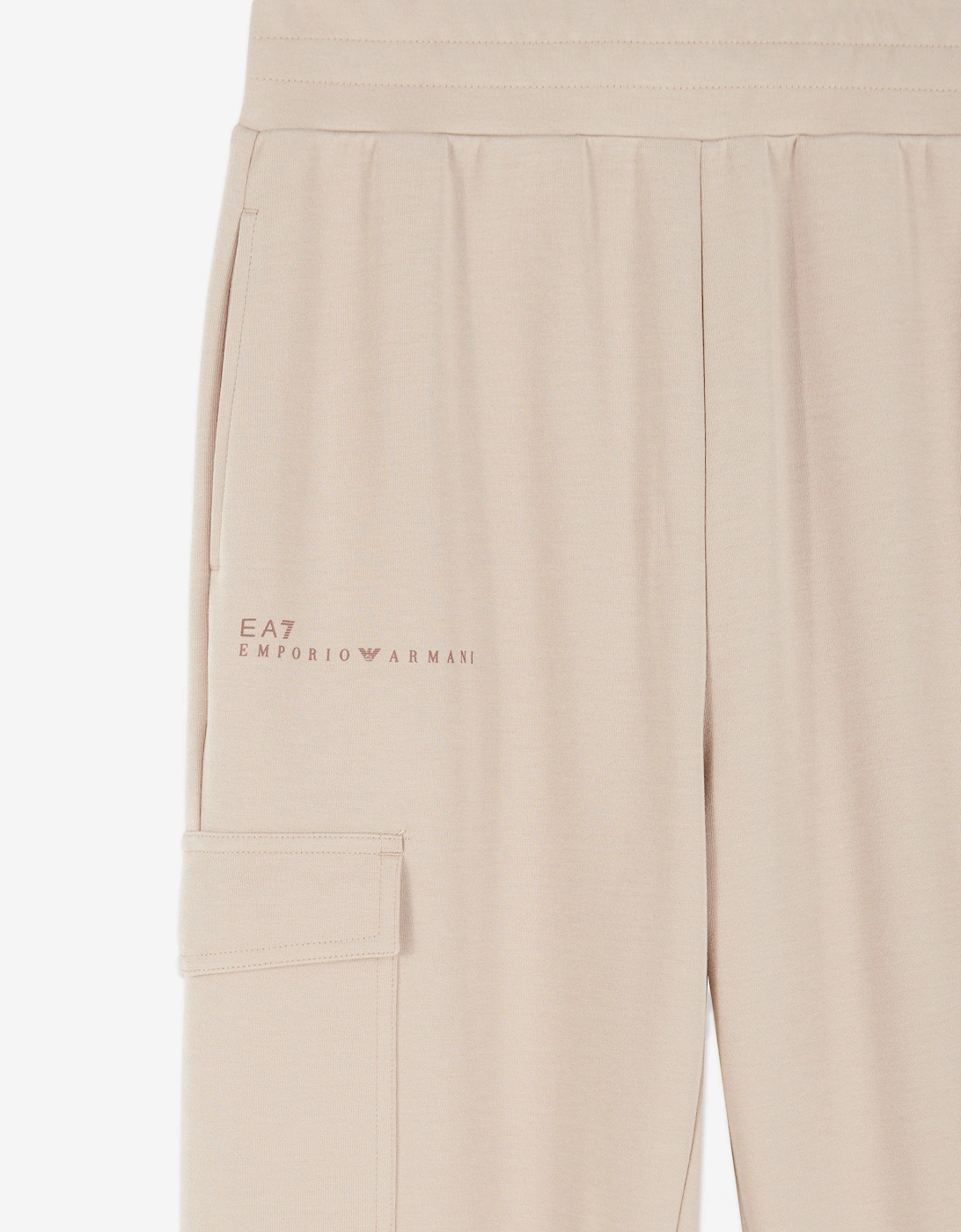 Girls Cargo Trousers in Beige
