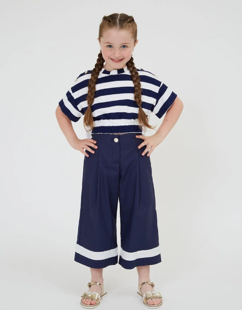 Girls Marina Trousers in Navy