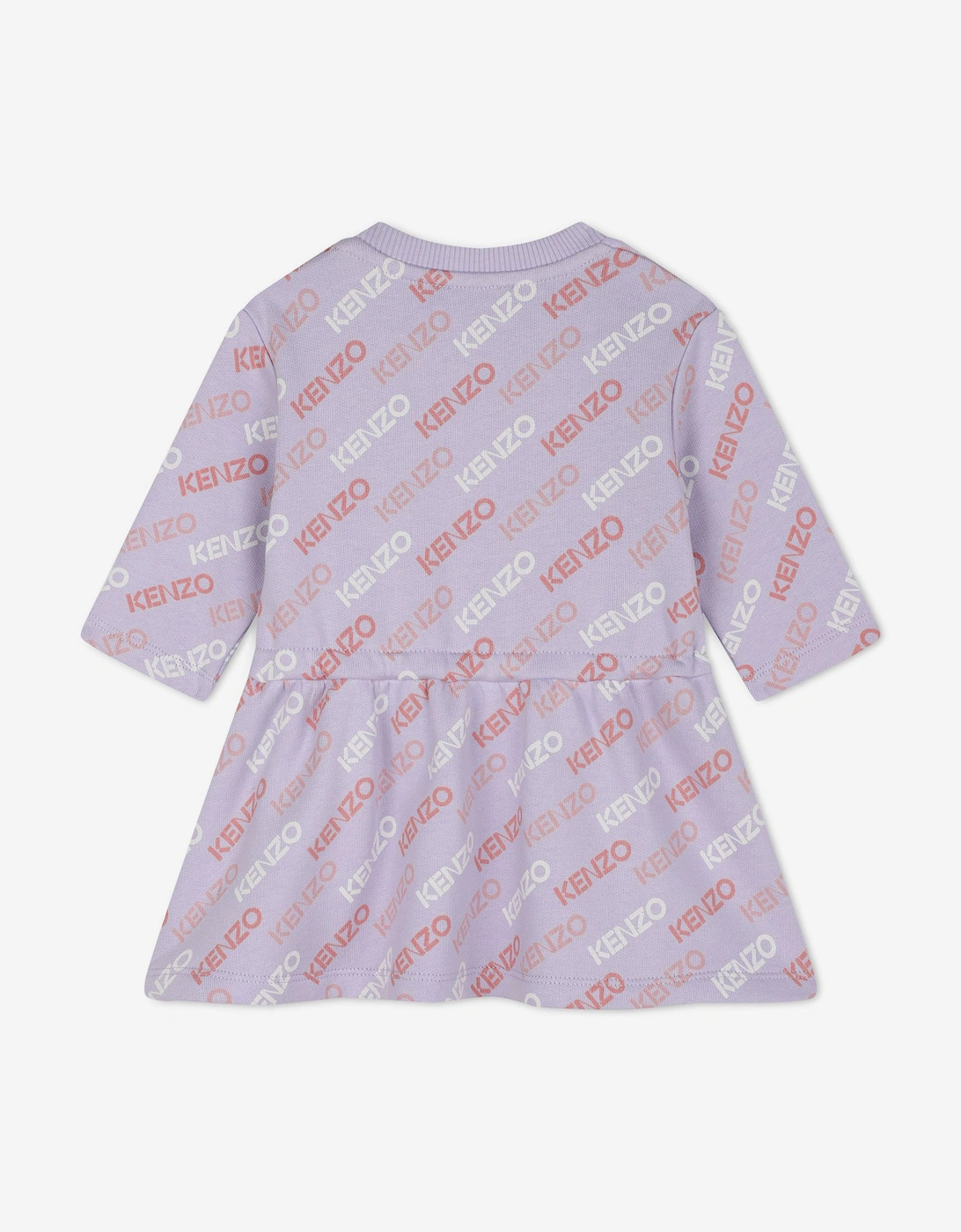 Baby Girls Logo Sweater Dress in Purple