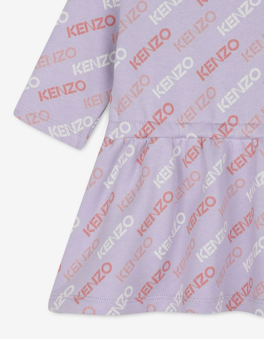 Baby Girls Logo Sweater Dress in Purple