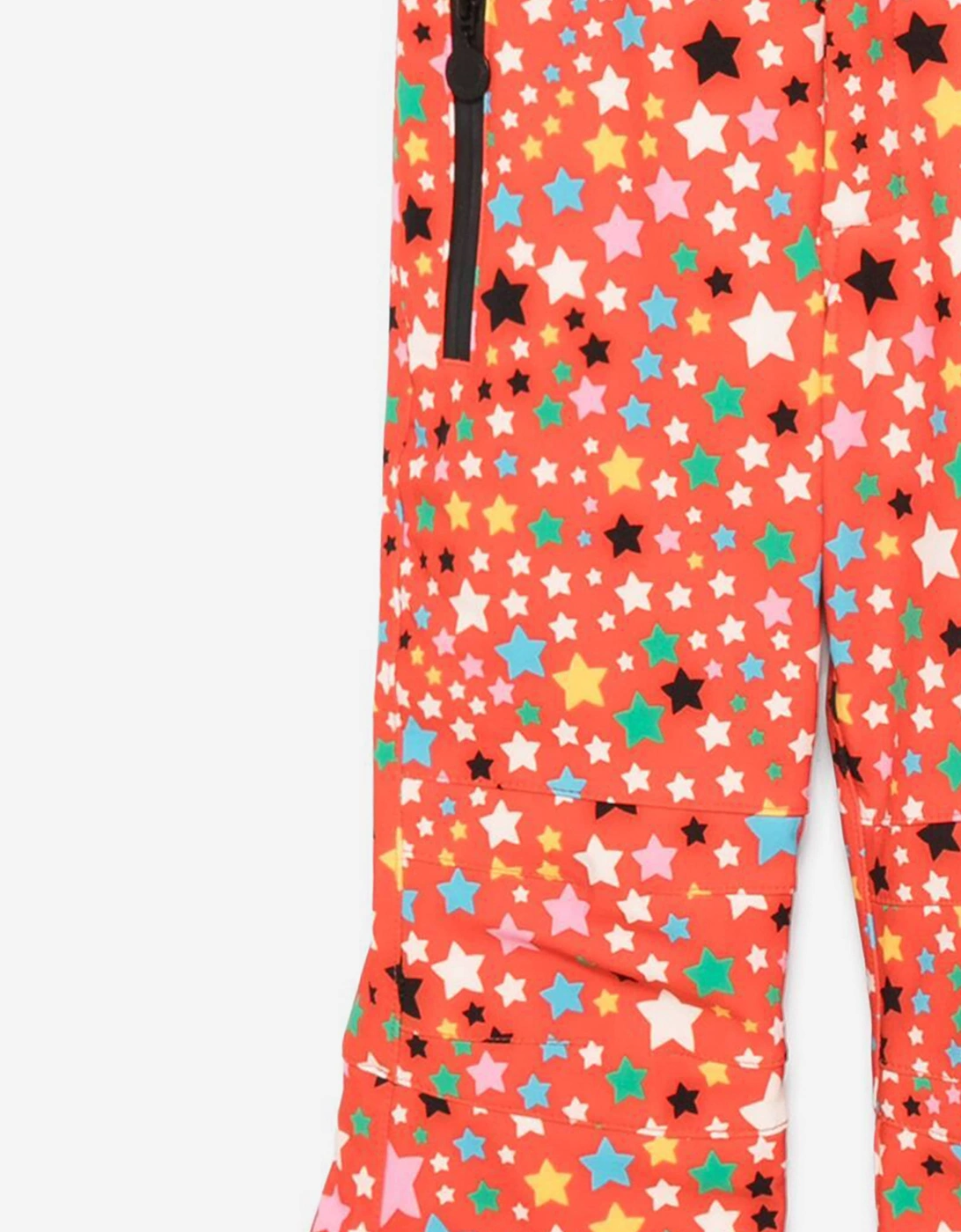 Girls Star Ski Trousers in Red