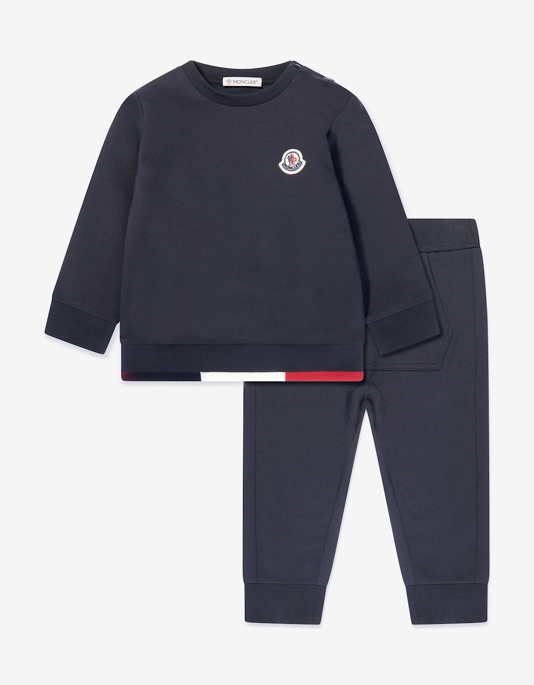 Enfant Baby Boys Logo Tracksuit in Navy, 5 of 4