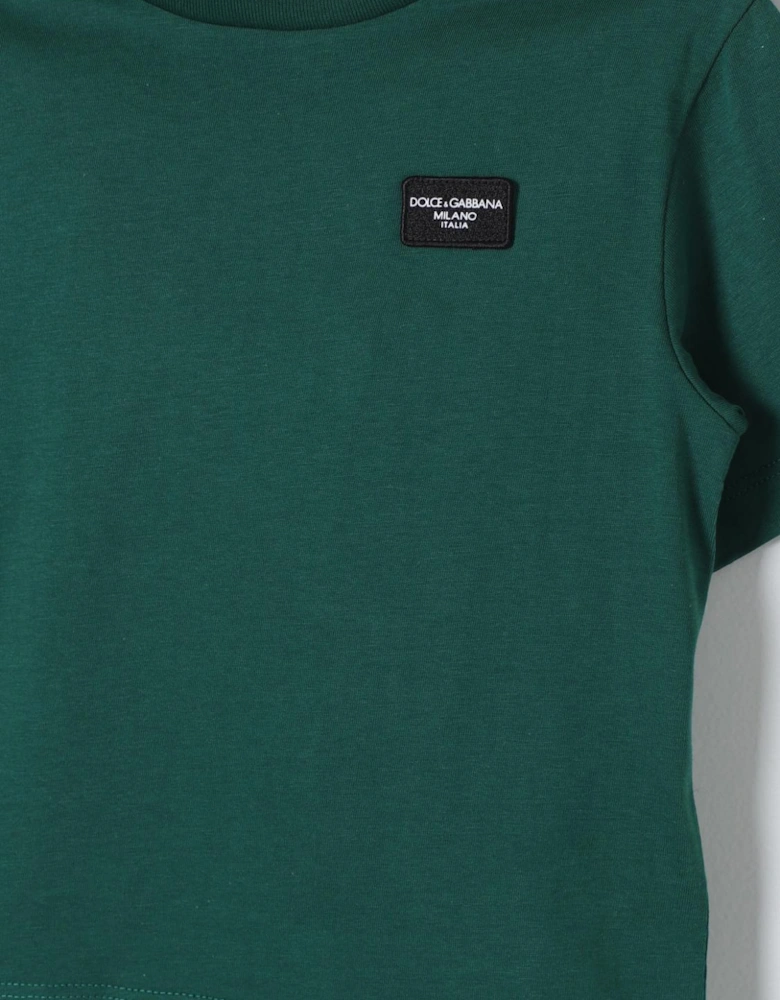 Kids Short Sleeve Cropped Tee