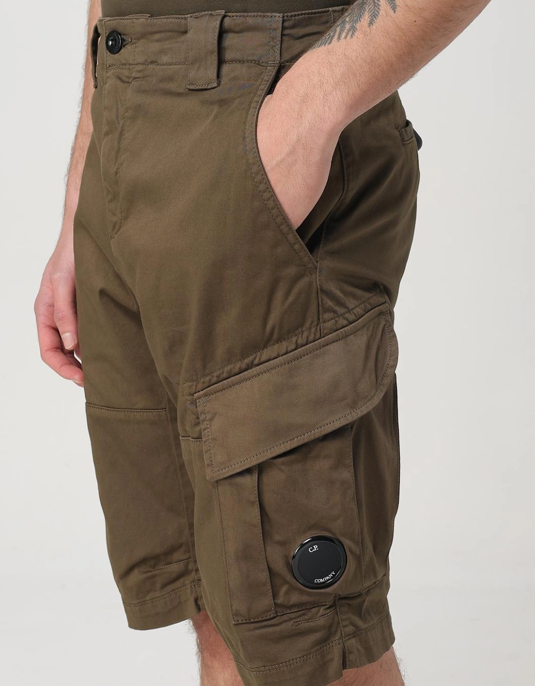 Comfortable Cotton Blend Cargo Shorts with Multiple Pockets for Everyday Wear