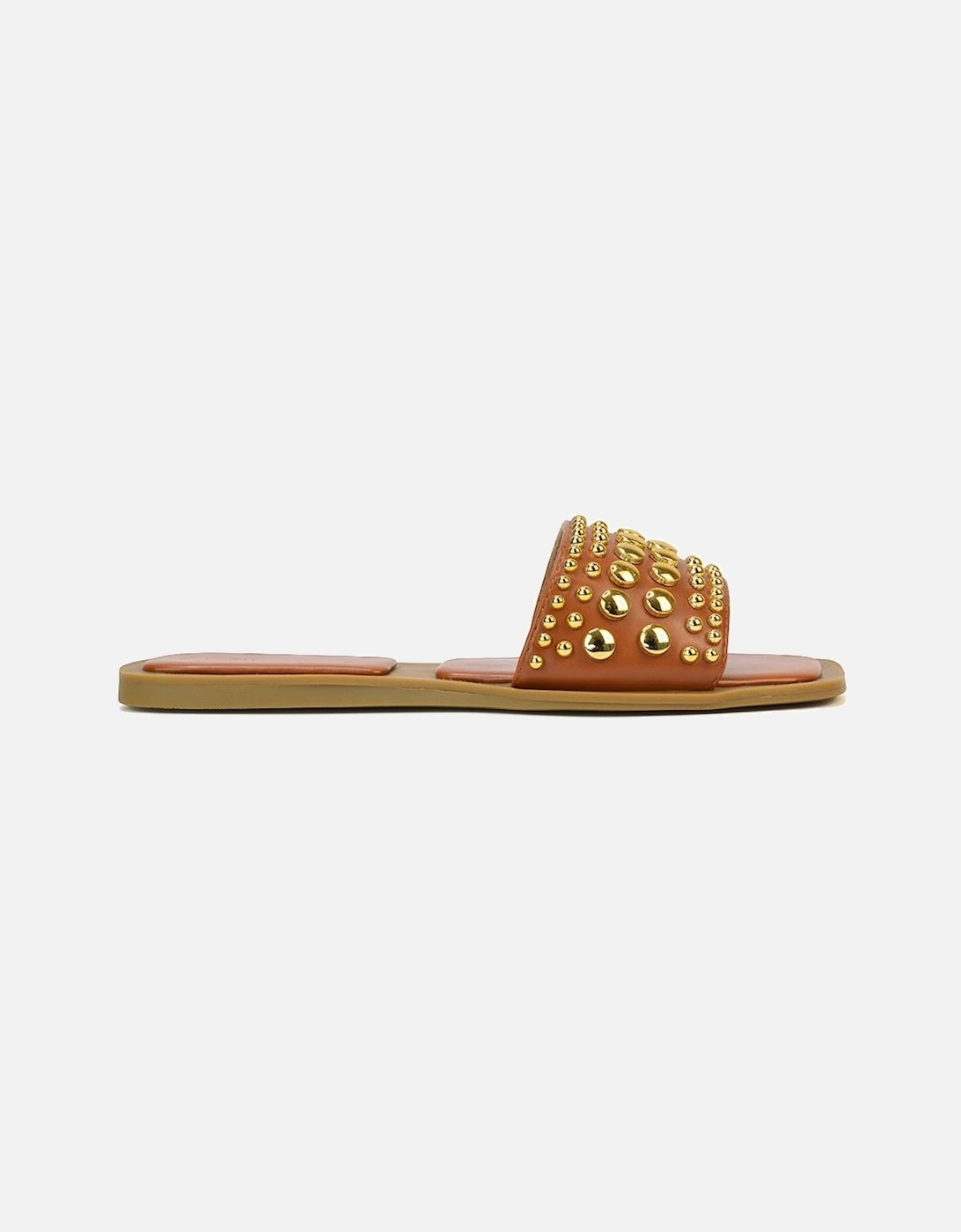 'Elodie' Flat Beaded Open Toe Slider Sandal, 2 of 1