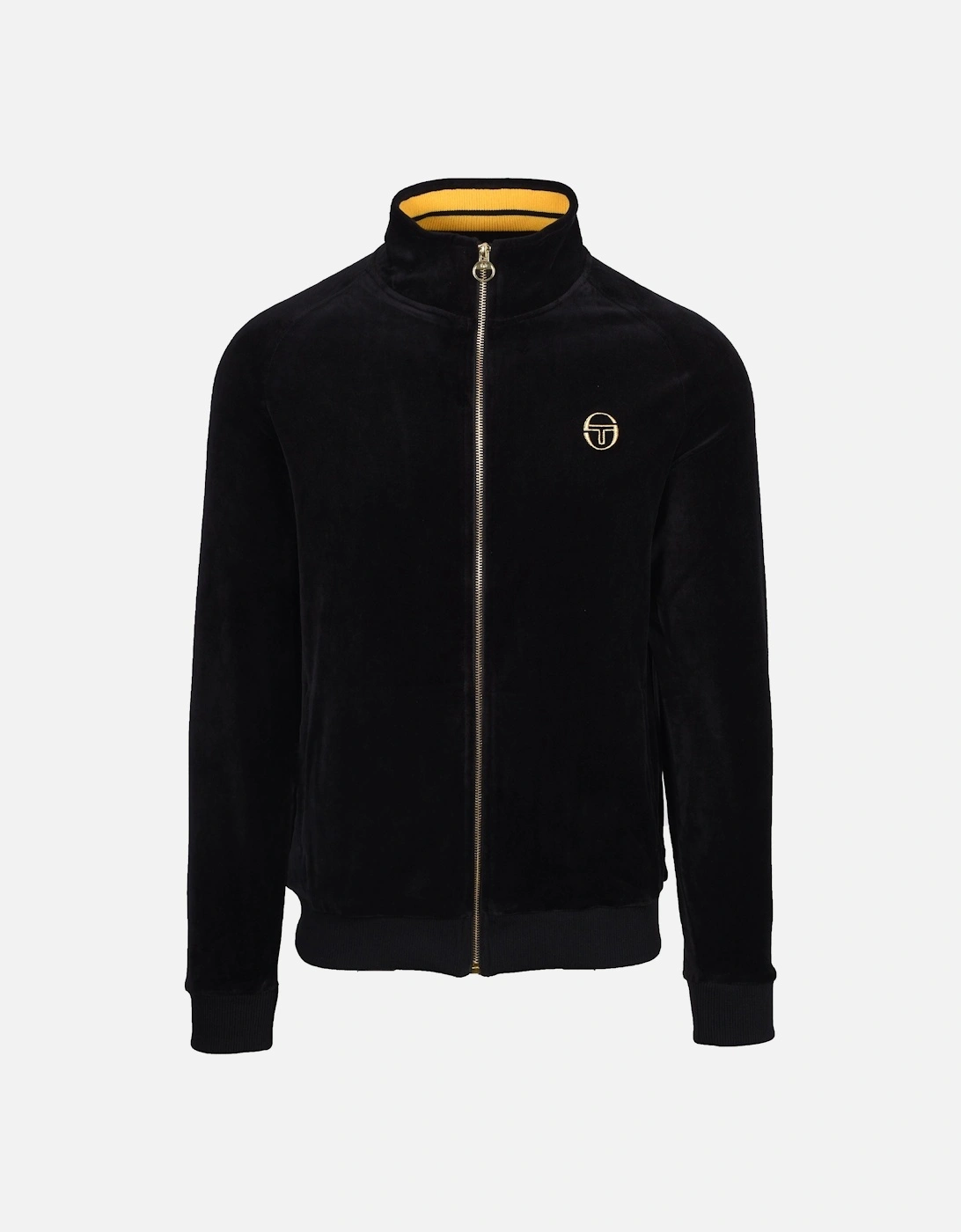 Court Velour Track Top Black, 4 of 3