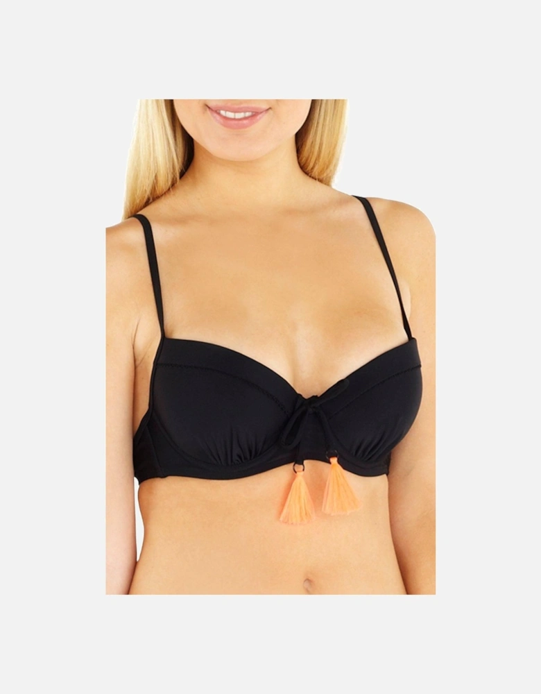 Tie Front Underwired Bikini Top