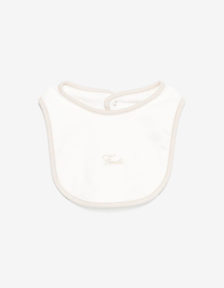 Baby Logo Babygrow Set in Beige