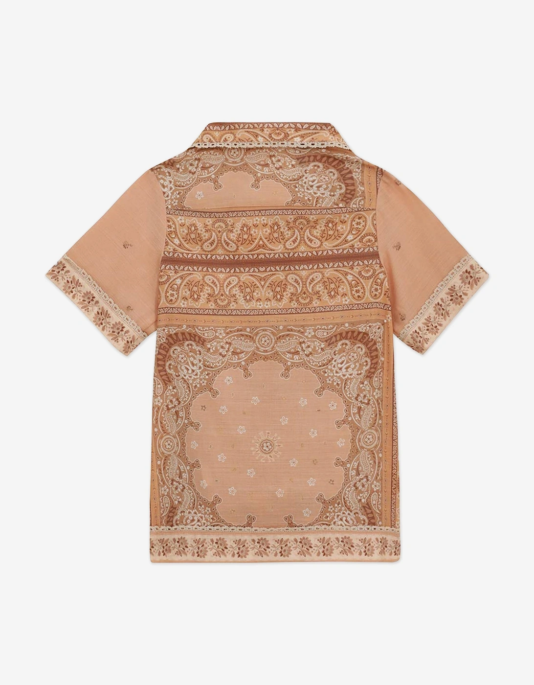 Girls Lucky Shirt Dress in Orange